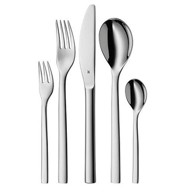 WMF Atria Besteck Set 12 Personen, Essbesteck 60 teilig, Monobloc-Messer, Cromargan Edelstahl poliert, spülmaschinenfest im Sale